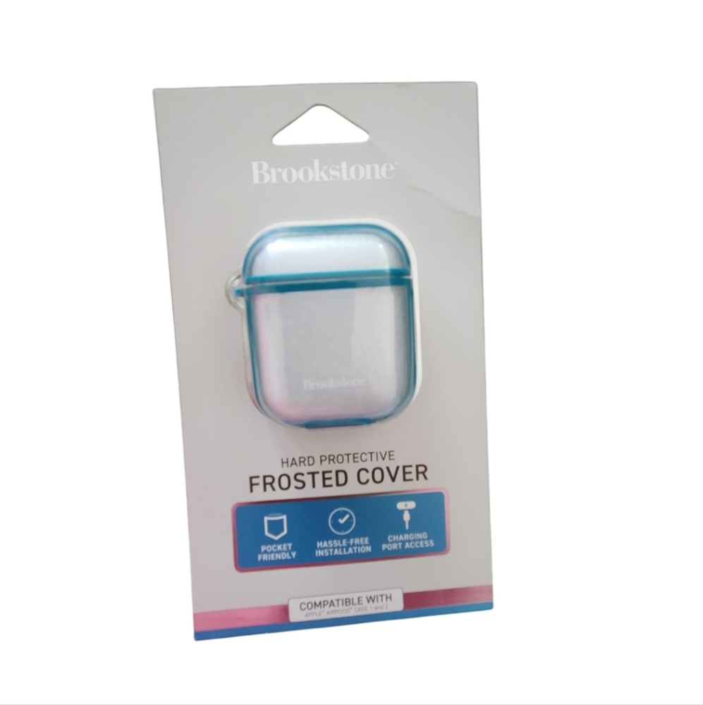 BROOKSTONE HARD PROTECTIVE AIRPOD CASE COVER NWT